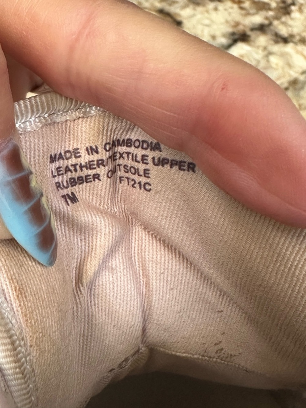 Michael Kors  leather trainer platform sneaker tennis shoe sz 7 copper accents - Picture 9 of 10